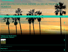 Tablet Screenshot of agrobiotecnologiadesdelaselvatropical.blogspot.com