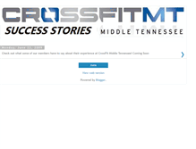 Tablet Screenshot of crossfitmtsuccess.blogspot.com