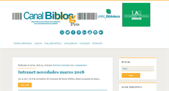Desktop Screenshot of canalbiblospro.blogspot.com