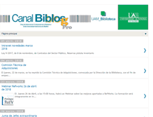 Tablet Screenshot of canalbiblospro.blogspot.com
