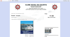 Desktop Screenshot of clubenavalcalheta.blogspot.com
