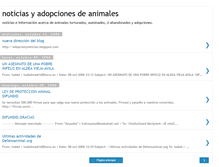 Tablet Screenshot of noticiasyadopcion.blogspot.com