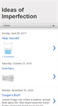 Mobile Screenshot of ideasofimperfection.blogspot.com