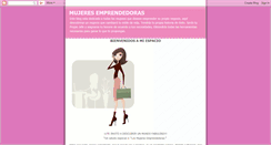 Desktop Screenshot of mujeresemprendedorasmk.blogspot.com