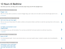Tablet Screenshot of 12hourstilbedtime.blogspot.com