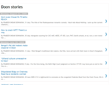 Tablet Screenshot of doonstories.blogspot.com