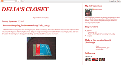 Desktop Screenshot of deliascloset.blogspot.com