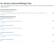 Tablet Screenshot of mrdorseyscienceclass.blogspot.com