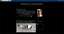 Desktop Screenshot of momentsofenchantment.blogspot.com