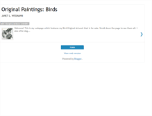 Tablet Screenshot of birdoriginalpaintings.blogspot.com