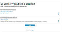 Tablet Screenshot of oncranberrypond.blogspot.com