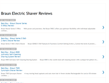 Tablet Screenshot of braun-electric-shaver-reviews.blogspot.com