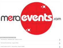 Tablet Screenshot of meraevents.blogspot.com