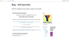 Desktop Screenshot of blogacmaprendiz.blogspot.com
