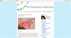 Desktop Screenshot of bookwormadventures.blogspot.com