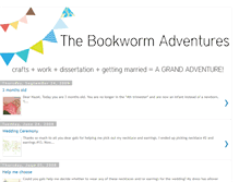 Tablet Screenshot of bookwormadventures.blogspot.com