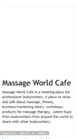 Mobile Screenshot of massageworldcafe-relax.blogspot.com