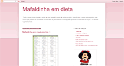 Desktop Screenshot of mafaldinhaemdieta.blogspot.com