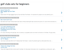 Tablet Screenshot of golfclubssetsforbeginners.blogspot.com