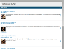 Tablet Screenshot of con-profecias2012.blogspot.com