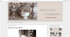 Desktop Screenshot of brocante-charmante.blogspot.com