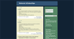 Desktop Screenshot of nokomisscholarships.blogspot.com