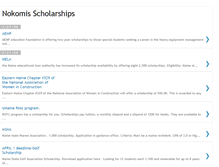 Tablet Screenshot of nokomisscholarships.blogspot.com