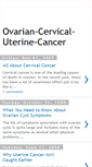 Mobile Screenshot of ovarian-cervical-uterine-cancer.blogspot.com