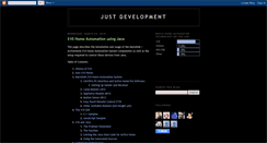 Desktop Screenshot of justdevelopment.blogspot.com