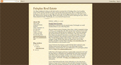 Desktop Screenshot of fairplayrealestate.blogspot.com