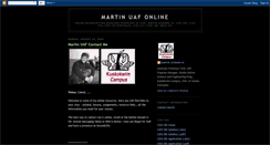 Desktop Screenshot of martinuaf.blogspot.com