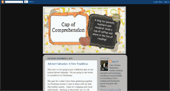 Desktop Screenshot of cupofcomprehension.blogspot.com