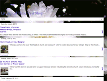 Tablet Screenshot of chapelveil.blogspot.com