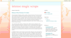 Desktop Screenshot of intensemagicscraps.blogspot.com