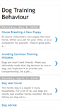 Mobile Screenshot of dogtrainingbehaviour.blogspot.com