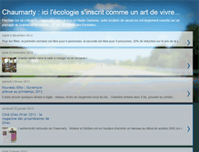 Tablet Screenshot of gite-ecologique-chaumarty.blogspot.com