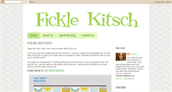 Desktop Screenshot of ficklekitsch.blogspot.com