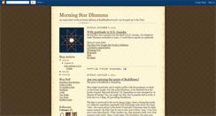 Desktop Screenshot of morningstardhamma.blogspot.com