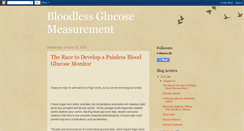 Desktop Screenshot of glucosemeasurement.blogspot.com