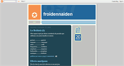 Desktop Screenshot of froidennaiden.blogspot.com