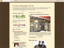 Tablet Screenshot of countrybumpkinsinoz.blogspot.com