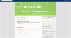 Desktop Screenshot of nonpiudicento.blogspot.com
