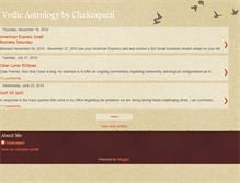 Tablet Screenshot of chakrapani-vedicastrology.blogspot.com