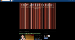 Desktop Screenshot of negotiatinglifesdramas.blogspot.com