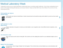 Tablet Screenshot of medical-laboratory.blogspot.com