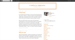Desktop Screenshot of cabecaerrada.blogspot.com