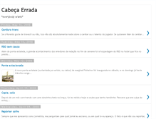 Tablet Screenshot of cabecaerrada.blogspot.com