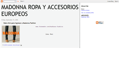 Desktop Screenshot of madonna-fashion.blogspot.com