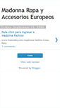 Mobile Screenshot of madonna-fashion.blogspot.com