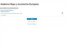 Tablet Screenshot of madonna-fashion.blogspot.com